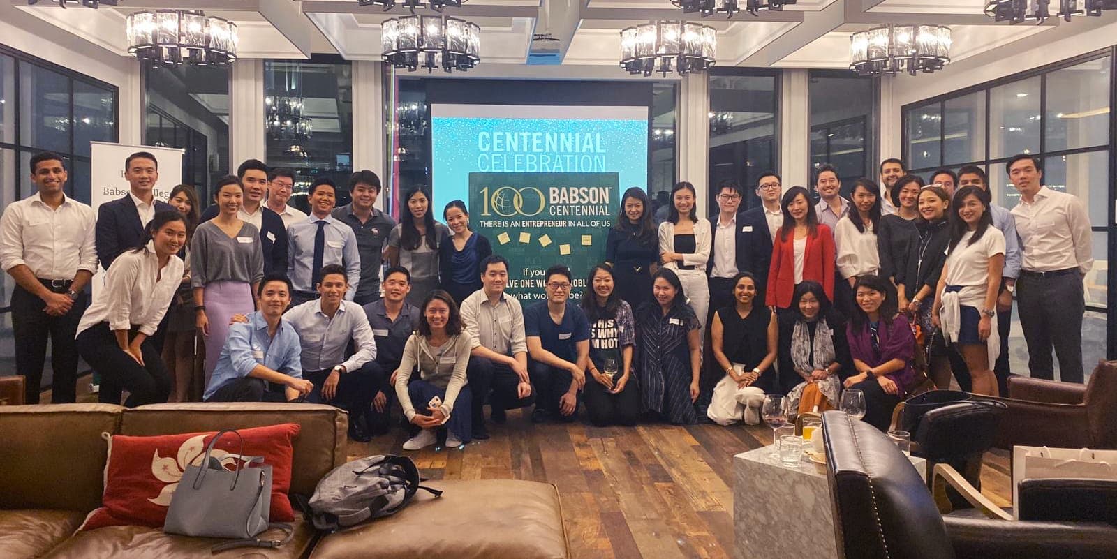 Babson Alumni Club of Hong Kong alumni and friends gathered together